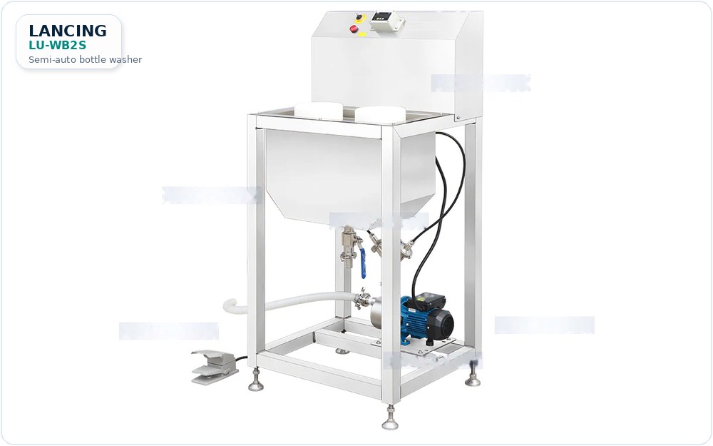 Lancing LU-WB2S semi-automatic bottle rinsers product image